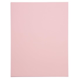 JAM PAPER Matte 80lb Cardstock - 8.5 x 11 Coverstock - 216 gsm - Baby Pink Pastel - 50 Sheets/Pack