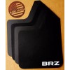StreetRays [Originals] [SR] STARTER Mud Flaps Set BLACK with Custom