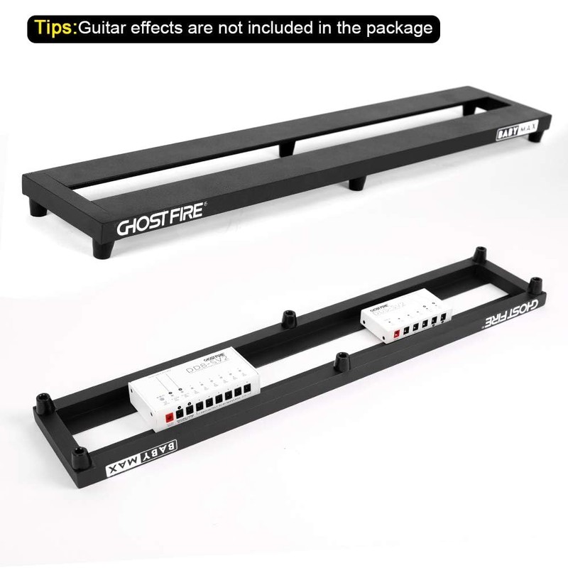 Ghost Fire Guitar Pedal Board Aluminum Alloy 2.16lb Effect Pedalboard
