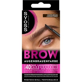 Syoss Eyebrow Kit 4-1 Dark Brown, 17 ml, Pack of 1 (1 x 17 ml)