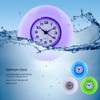Samfox Wall Clock, Suction Wall Clock Waterproof Quartz Clocks for