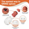 Manual Pepper Grinder or Salt Grinder with Adjustable Coarseness, Portable