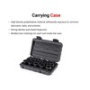 TEKTON 1/2 Inch Drive Shallow 12-Point Impact Socket Set with