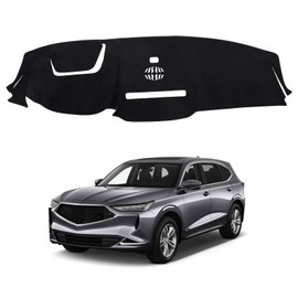 Autorder Dashboard Cover Mat for Acura MDX 2022 2023 2024 Accessories Dash Cover Flannel Dash Mat Sunshade Glare UV Rays Protector