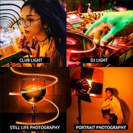 5pcs Coloured Lighting Gel Filter Transparent Orange Color Correction Full CTO CTB Coloured Lighting Sheet Craft for 800W Red Head Light Strobe Spotlight Flash Photography Photo Studio 50x40cm