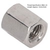 20 Pcs Hex Coupling Nut M8x1.25 L15mm 304 Stainless Steel