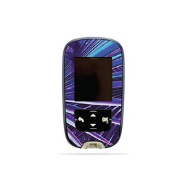 MightySkins Skin Compatible with Accu-Chek Guide - Neon Palms | Protective, Durable, and Unique Vinyl Decal wrap Cover | Easy to Apply, Remove, and Change Styles | Made in The USA