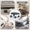 CasaZenith 5.9'' Height Rolling Stool, (10.2" D x 13.1" W)