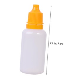 CIYODO 30pcs Essential Oil Bottles Dropper Bottle Squeezable Containers Liquid Dropper for Home Random Color