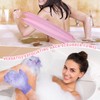 4 Pack Exfoliating Washcloth Back Scrubber Set, 2 Exfoliating Body