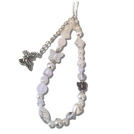 KAMIHO Beaded Strap, Korean Smartphone Strap, Cute, Wrist, Smartphone Chain, Plastic, No Gemstone