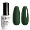 RARJSM Hunter Green Gel Polish, Emerald Green Nailpolish Soak Off