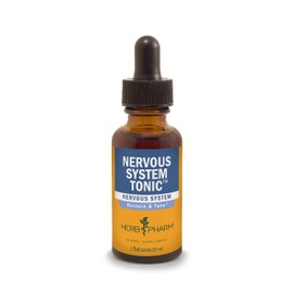 Herb Pharm Nervous System Tonic Liquid Herbal Formula to Strengthen and Calm the Nervous System - 1 Ounce (FASKULL01)