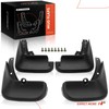 A-Premium Set of 4PCS Mud Flaps Splash Guards Mudguards Mudflaps