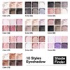 HHLTOH 6 Colors Eyeshadow Palette, Rose Pink Mauve Plum Neutral