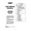1987 Chevy LD Truck Unit Repair Manual
