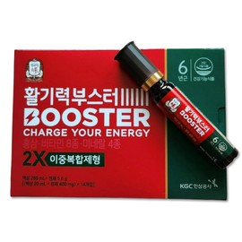 Jeonggwanjang Vitality Booster (liquid 20ml + tablet 400mg) x 14 pieces / 정관장 활기력 부스터(액상 20ml+정제 400mg) x 14개입