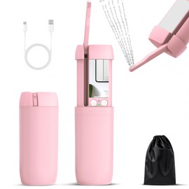 Portable Bidet for Travel, Floranest Rechargeable Electric Travel Bidet Sprayer with Adaptor, Suitable for Travel, Camping and Home Use, with Powerful Cleaning Power