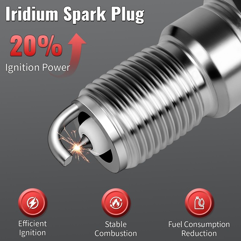 Set of 3 DR39 Ignition Coil with Iridium Spark Plug