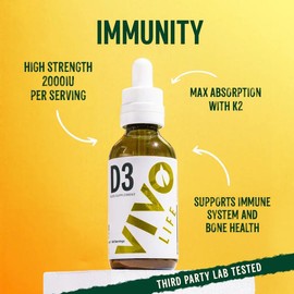 vivo life Liquid Vitamin D3 & K2