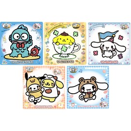 Nobu Company Sanrio Magic Nendo Boys 5 Types Set (Hankyodong/Pompompurin/Cinnamoroll/Pochacco Pompompurin/Friends Kigurumi Cinnamoroll) HG1215-SET