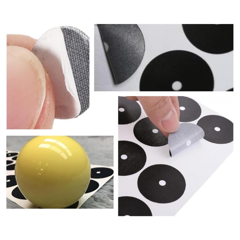 GYWHOOFT 48pcs Billiard Spot Position Stickers, Billiard Accessories, Pool Table