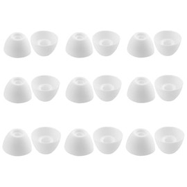 NANLANFAN Replacement Silicone Ear Tips for Ray-con E25, Ray-con Everyday/Fitness Earbuds, 9 Pairs (S/M/L, White)