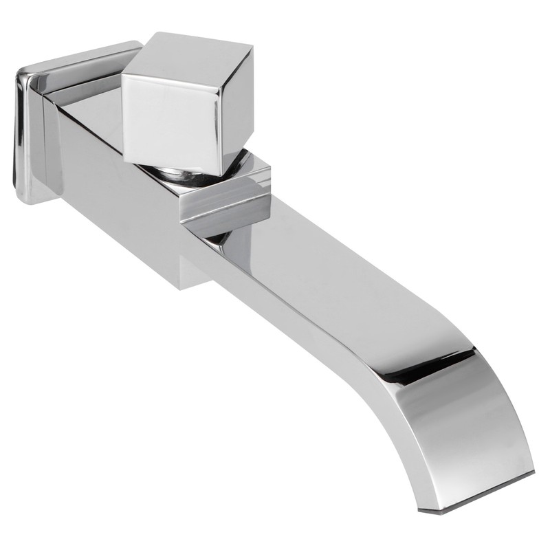 G1/2 Wall in Faucet Single Cold Waterfall Sink Basin Water