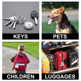 XtremePads Case, Compatible with Apple Airtags Finder - Protective Soft TPU Keychain Cover, for Pets, Bags, Keys ( Birds Hummingbirds Flowers )