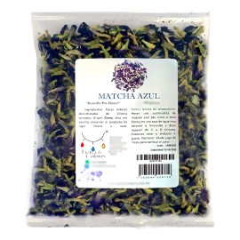 Blue Matcha Té Azul O Mariposa Azul 100g Butterfly Pea