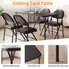 Black Folding Table 4 Foot, Outdoor Rectangle Foldable Camping Table