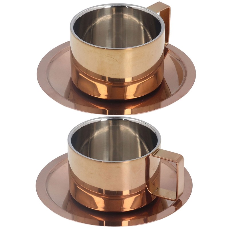 Coffee Cup Simple Ingenious 304 Stainless Steel Coffee Cup Set