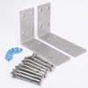 YUMORE Shelf Bracket Heavy Duty 6x4x2 in, 1/5IN Extra Thick