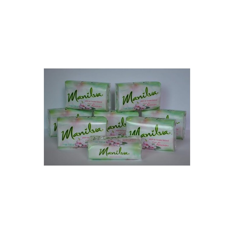 MANILVA. JABON DE TOCADOR NATURAL FLOR DE ALMENDRO. Paquete de