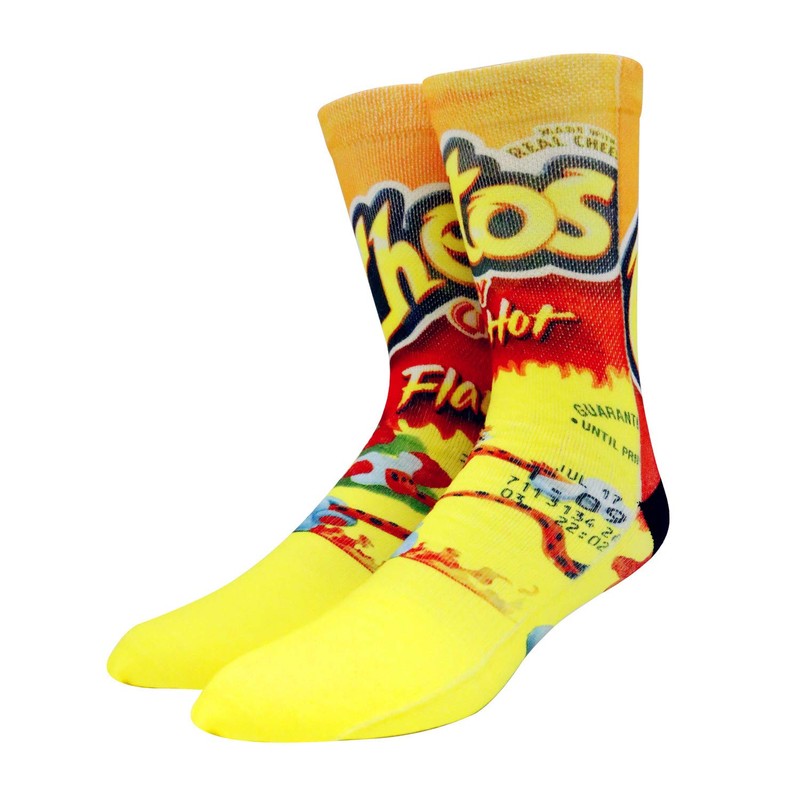 KACOLOR - Calcetines de tubo para hombre, Cheetos5