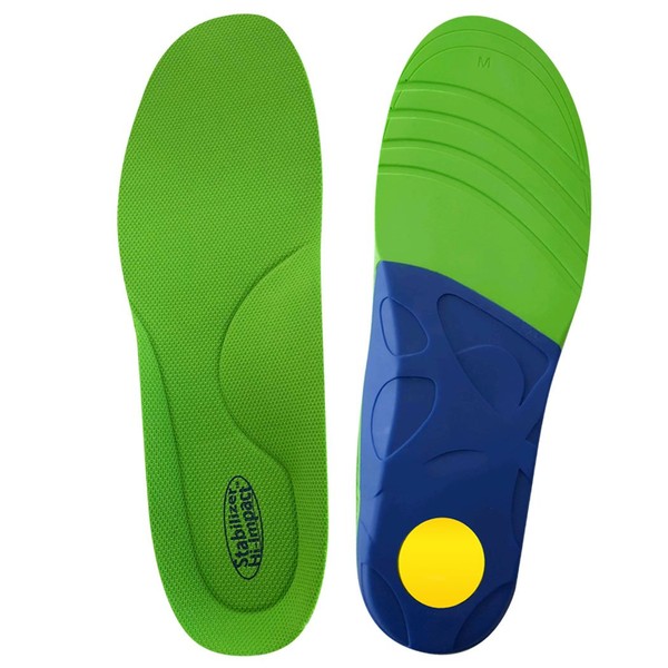 FootMatters Stabilizer Orthotic Insoles - Arch Support, Metatarsal and Heel Cradle - Large - FSA/HSA Eligible