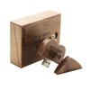 LXSINO 32GB Wooden USB Flash Drive with Laser Engraved Mr