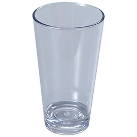 Yanco SM-16-MX Stemware Mixing Cup, 16 oz Capacity, 3.25" Diameter Top, 5.75" Height, Plastic, Clear Color, Pack of 24