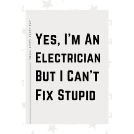 Electrician Gifts: Blank Lined Journal Notebook, an Appreciation Thank You and Funny Gift for Electricians