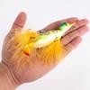 Dr.Fish Topwater Duck Fishing Lure 4.1" Lifelike 3D Duck Poppers
