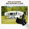 BROQIXIN 2 Pcs Pop Up Camper Bed Support Clasp,Tent Support