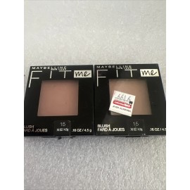 Maybelline Lot of 2 Maybelline Fit Me Blush - # 15 NUDE ~ Sealed