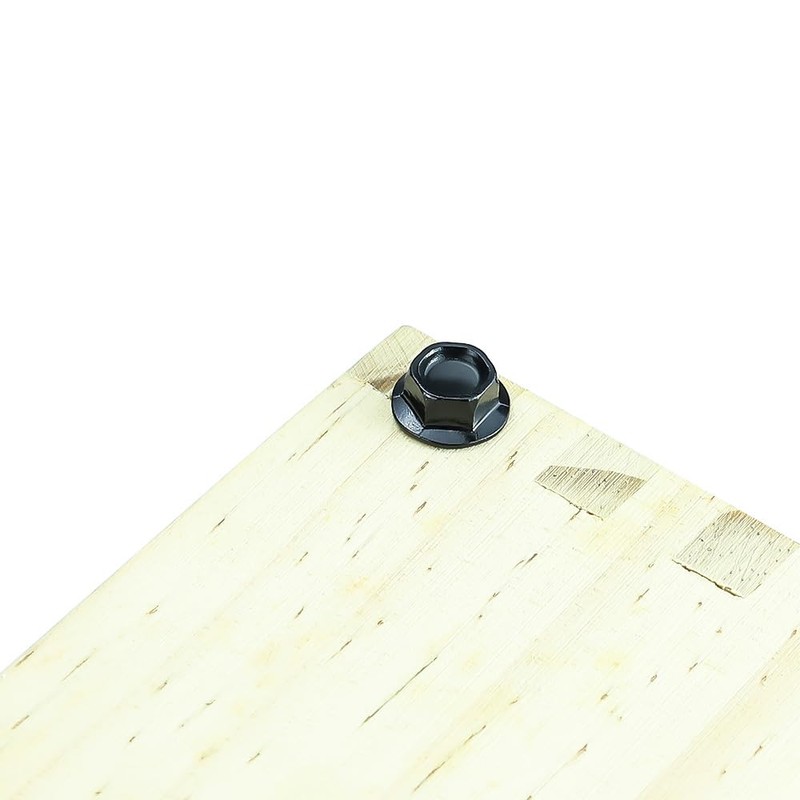 #10 x 1 Black Hex Washer Head Self Drilling Screws