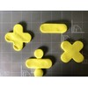 Math Symbols Cookie Cutters (set of 4)