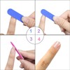 100PCS Nail File Set Disposable Mini Nail File 180/240 Professional