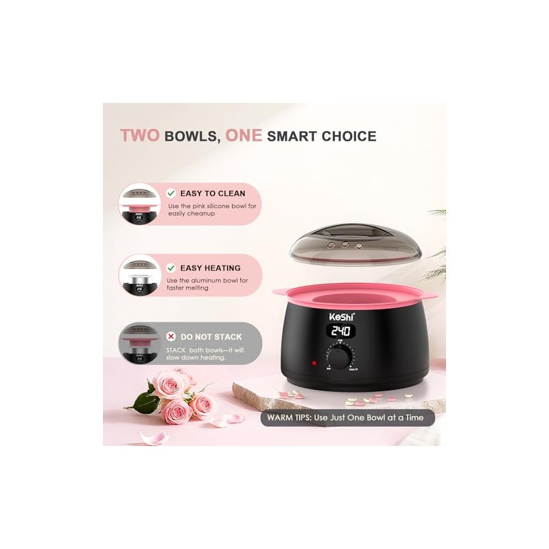 KeShi Professional Waxing Kit for At-Home Hair Removal
