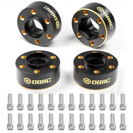 OGRC 1.9" Wheel Adapter 12mm Hex Hub Widen 6mm 9mm 15mm 22mm Brass Weights for SCX10 TRX4 GEN7 GEN8 1/10 RC Crawler (9mm)