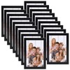 WIFTREY 18 Pack 4x6 Picture Frame Black, 4 x 6
