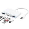 6 en 1 Lector de Tarjetas USB C con 2