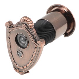 Operitacx Door Peephole Viewer with Bell Wear Resistant Security Viewer for Easy to Install Apartment Door Accessory with Rotatable Privacy Protection